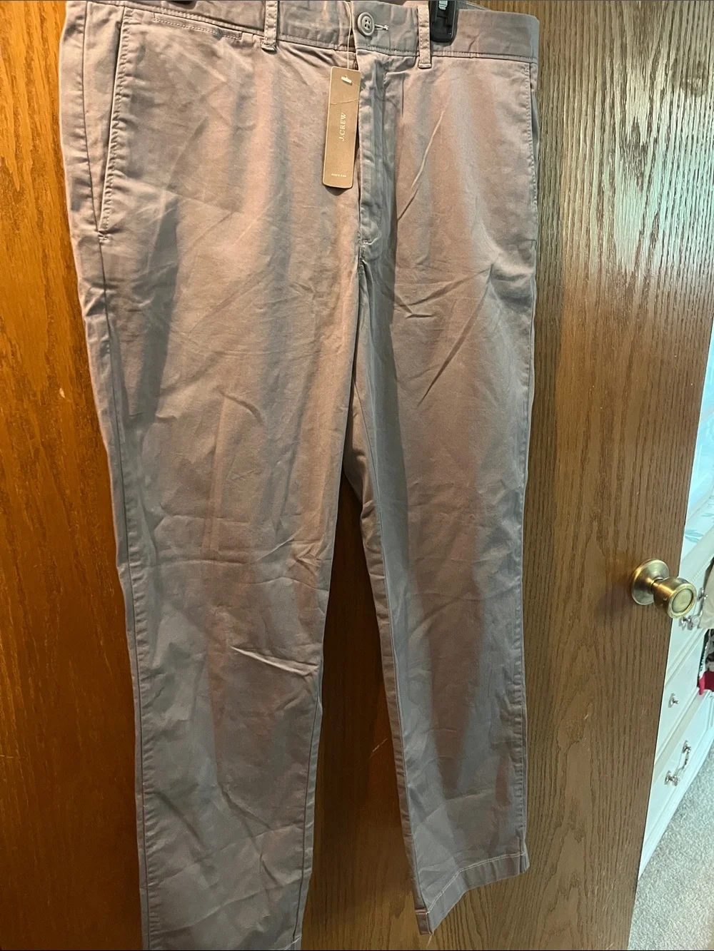 J. Crew Men's Chinos in Dusty Mauve